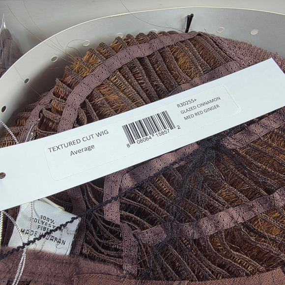 Hairdo by Hairuwear Textured Cut Wig Glazed Cinnamon Med Red Ginger Avg R3025S+ - Picture 4 of 10